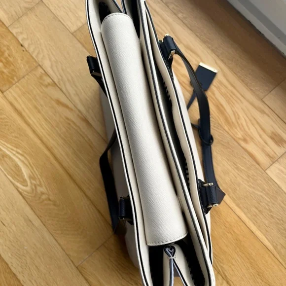 Kate Spade light blue and white tote bag - Picture 2 of 8